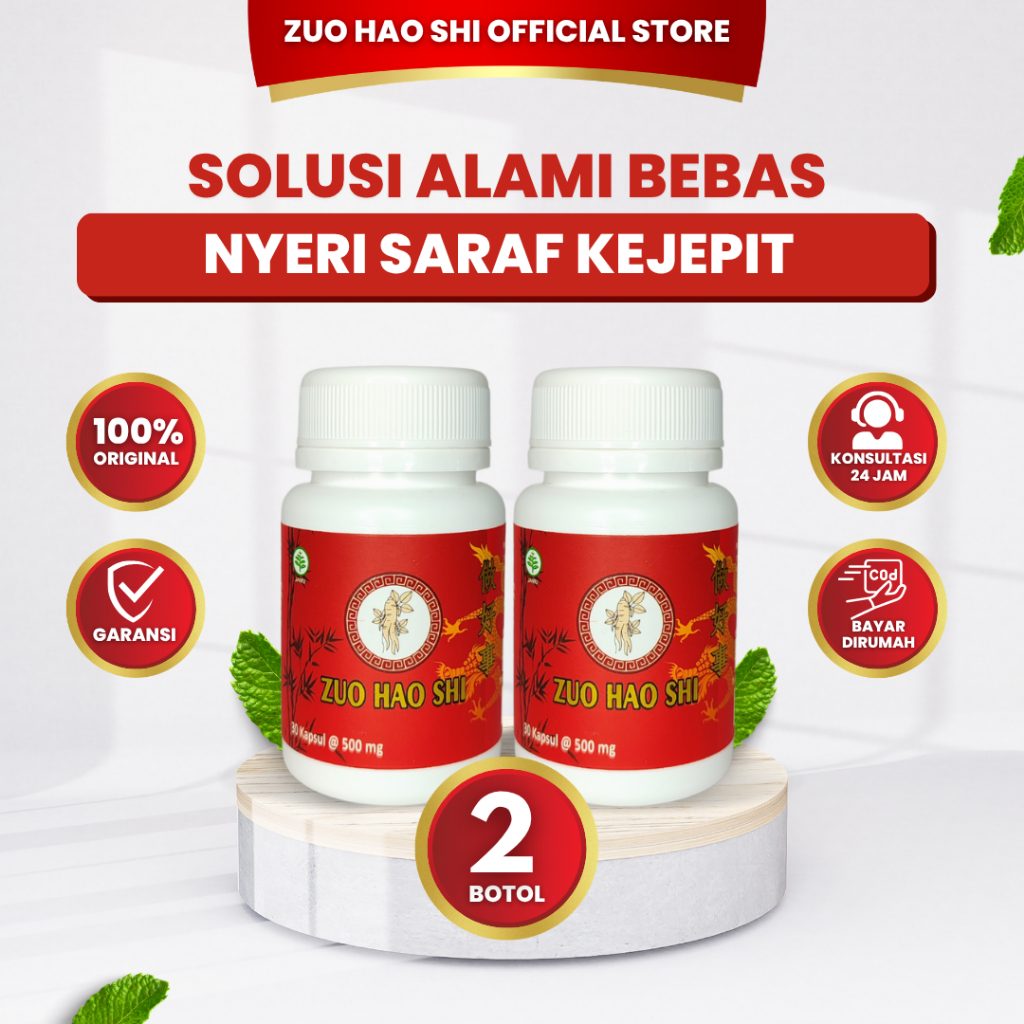 Zuo Hao Shi - Obat Cina Herbal Saraf kejepit - 2 pcs